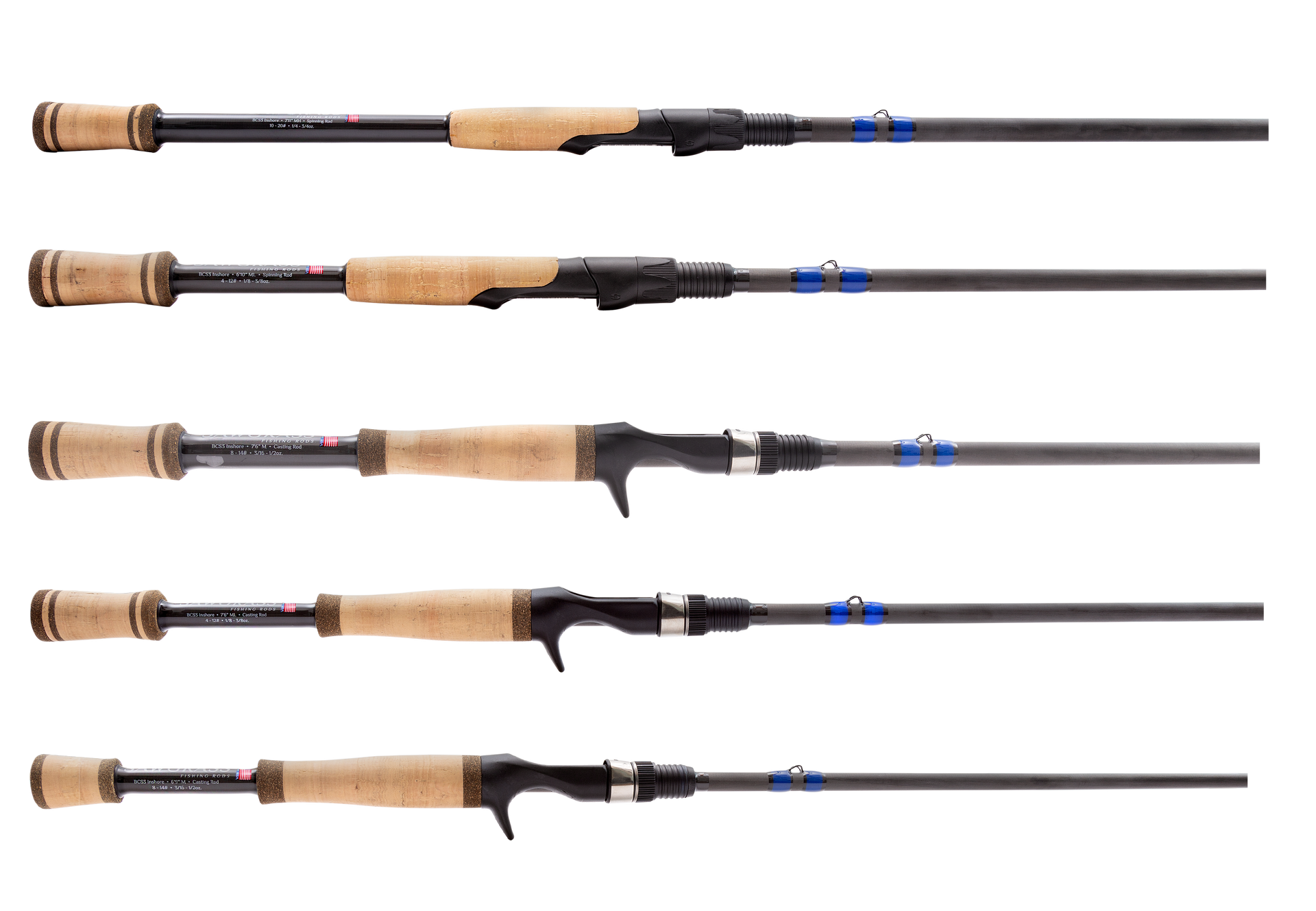 BCS3 Inshore 7'6" H Casting Rod - Sawgrass Fishing Rods